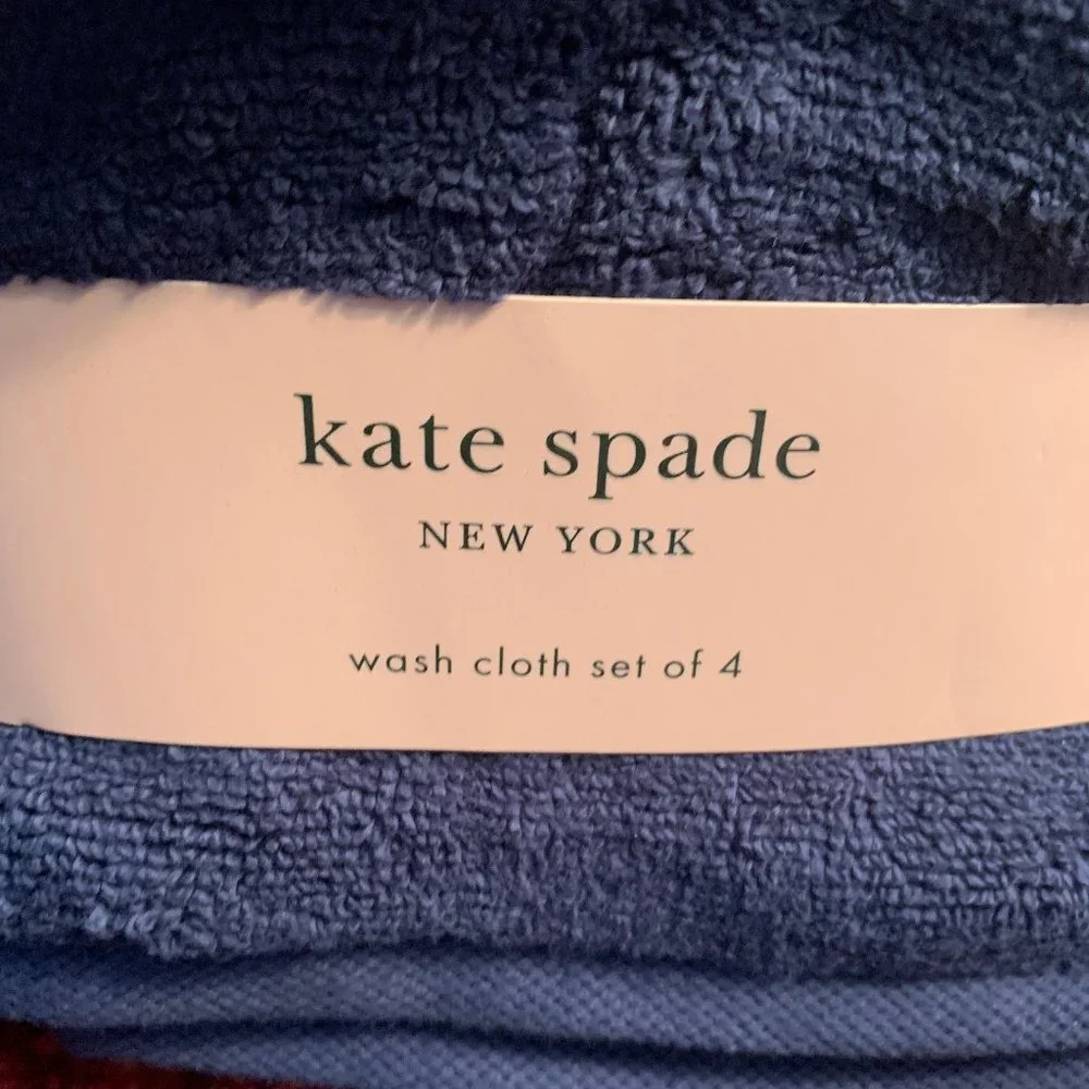 Kate Spade set of 4 wash cloth